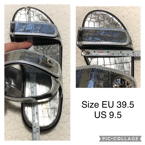 CHRISTIAN LOUBOUTIN
Lock Cool Metallic Embossed Dad Sandals - Picture 7 of 8